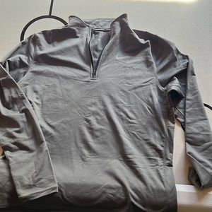 Nike mens dry fit 1/4 zip, grey xl